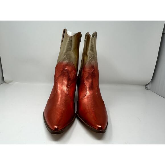 Coconuts by Matisse Women's Bambi Gold Ombre Boots Shoes Sz 9.5 B(M) Pointed Toe - Picture 6 of 14